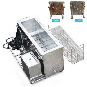 China 2 Tank Ultrasonic Cleaning Equipment 266L , Injection Mold Cleaning Machine factory