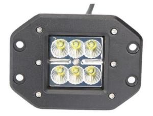 China 24W High Power Flush Mount Off Road Led Lights 1800 Lumen Flood / Spot Beam factory
