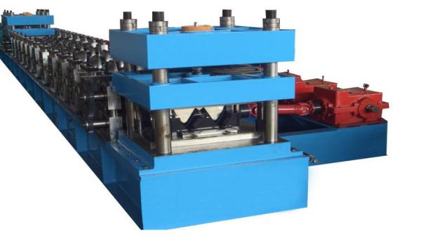 Two Waves 2mm-4mm Sheet Thickness Highway Guard Rail Roll Forming Machine With