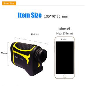 China Measurement Distance 6X Golf Laser Rangefinder With Slope 905nm Laser diode factory
