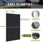 565W 570W 575W 580W Tiger Neo N-Type Bifacial Photovoltaic Panels Jkm570N-72Hl4