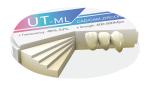Dental Zirconia Blank UT-ML Grade 600-800MPa Strength & 49-53% Translucency for