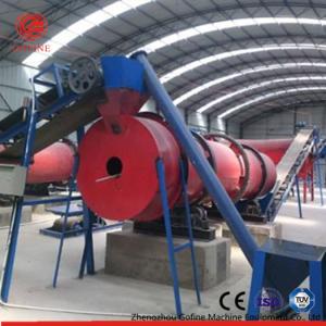 China Cow Manure Organic Fertilizer Production Line , Organic Fertilizer Making Machine factory