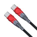 3A PD 60W Kevlar 3.0 USB Type C Charging Cable Super Strong For Office