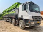 Semi-Dry Shotcrete Type 2013 Zoomlion 52m Concrete Truck Mounted Pump for