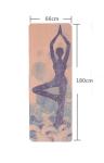 On Sale Eco-Friendly Anti Slip Natural Rubber Cork Yoga Mat thickness 3~8mm