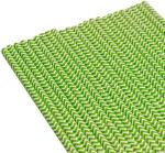 Chevron Branded Paper Straws
