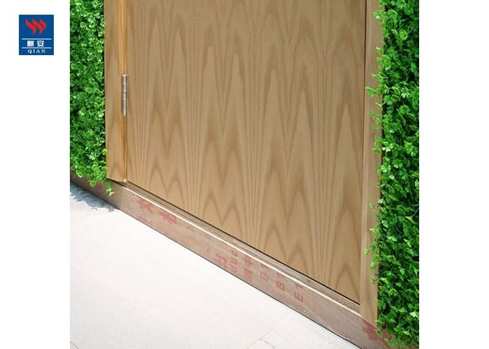 Home Hotel School 30 60 90 Mins Safety Fire Proof Single Leaf Oak Wooden Door