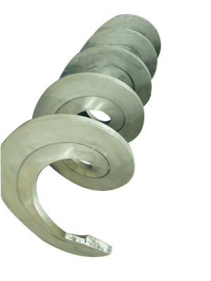 2 Large Thicknesses Shaftless Spirals Shaftless Augers  Spiral Conveyor Screw Thread Spirals Continuos Blades