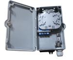 SC SX 4 Port Fiber Optic Termination Box IP54 Splicing Plastic Grey ISO9001