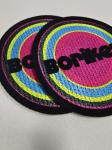 Custom Heat Press Flocking Logo Patch Iron On Heat Transfer Vinyl T Shirt