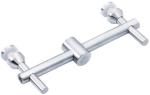 Stainless steel Handrail bracket glass to glass RS337, Finishing satin or mirror