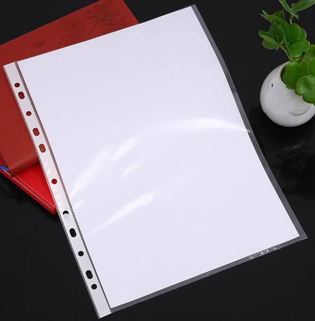 11 holes A4 clear Sheet Protector Page Protector for office documents