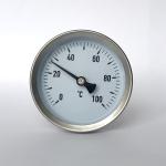 63mm Bimetallic Temperature Gauge 100C Solar Collectors Bimetallic Actuated
