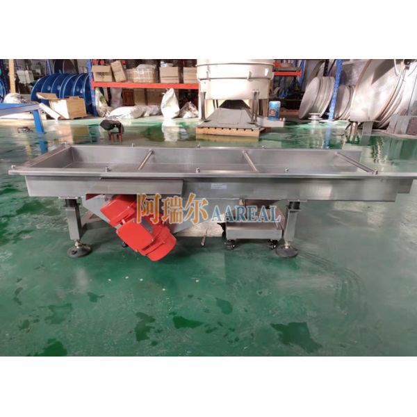 High Efficiency Stainless Steel Double Decks Plastic Granules Linear Vibrating