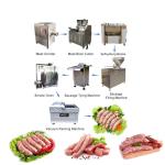Hotdog Smoked Fish Ham Press Beef Sausage Production Line 304 Stainless Steel