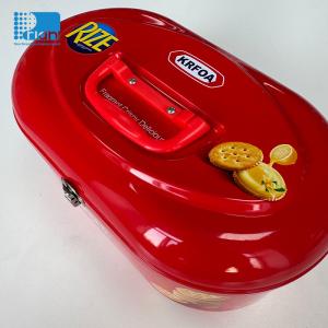 China Lightweight Custom Metal Tin Box 1L 500ml 250g-800g With Lock factory