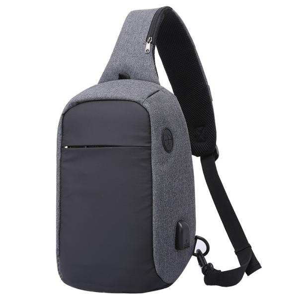 Factory wholesale men travel anti theft Korean style crossbody waterproof mens
