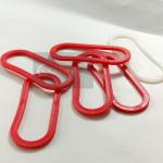 35mm Width PE Plastic Bag Handles 86mm Length For Rice / Soya Bean Bag