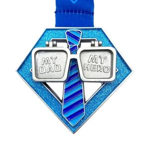 China Personalised Father’S Day Holiday 10K Custom Running Medals Events Finisher Awards factory