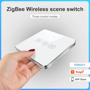 China Zigbee Wireless Scene Switch 3Gang factory