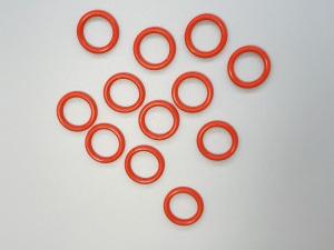 China SI 60-70 Hardness Silicone Sealing Ring Ozone Oxide Corrosion Resistance factory