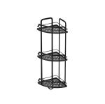 Versatile Iron Wire Rack for Household Bathroom Corner Storage and Storage