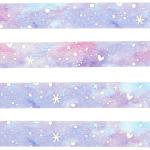 Heat Resistant Water Activated Adhesive Washi Decorative Tape