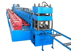 China 2-3 Wave W Beam Highway Guardrail Roll Forming Machine Line Crash Barrier factory