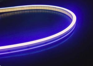 China Pure Silicone 2835 SMD LED Flexible Strip Rope Lights , 6 x 12MM IP67 Waterproof factory