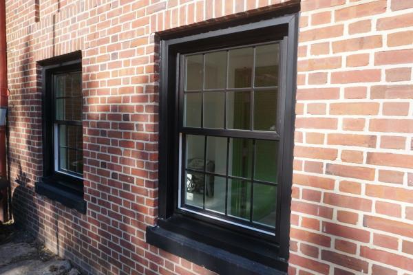 White Powder Coating Aluminium Sash Windows Strong Durability And Safety triple