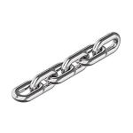 Silver Stainless Steel Chain DIN766 Link Chain for Lifting Hardware Standard