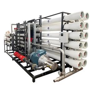 China 99.5% Desalting Rate Salt Water Reverse Osmosis Plant With Auto Control Valve factory