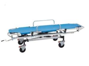 China Folding Aluminum Alloy Emergency Stretcher Trolley / Ambulance Emergency Bed factory