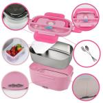 Portable Heated Electric Lunch Box 1.5L 60W Stainless Steel Electric Lunch