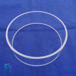 China Factory Custom High Temperature Resistant Major Diameter Quartz Tube factory