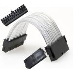 Wire Harness Power Supply Cable 24 pin ATX Male To Female 18AWG for Main Board