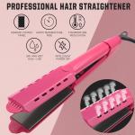 45W 2.2m Line Titanium Plate Hair Straightener For Short Black Hair