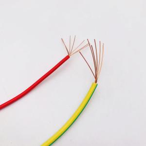 China Oxygen Free Copper 4 Sq Mm Single Core Cable PVC Insulated Cloth factory