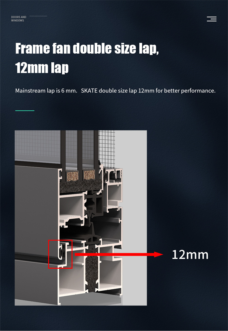 Bedroom Smart Windows with 35dB Sound Insulation Coefficient and Smart Voice Control