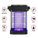 Waterproof Solar Mosquito Killer Lamp Pest Control Rechargeable Electric Shock