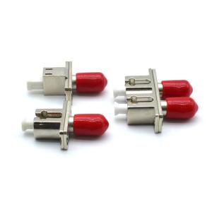 China Flange Fixed Fiber Optic Attenuator LC-ST SM MM SX DX 0-30dB IEC Standard factory
