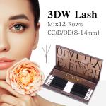 Luxury YY Shape Handmade Eyelash Extension 0.10mm Thickness D Curling Fake