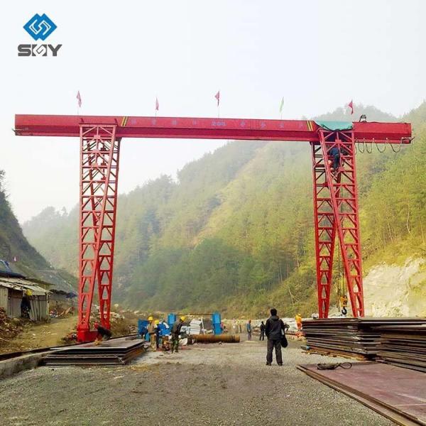 6~9m Lifting MH Type Cantilever Gantry Crane 10 Ton Single Beam With Electric
