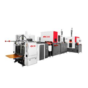China LY-HB3000CQ Fully-Automatic Rigid Box Making Machine Speed 50pcs/min Mobile Phone Boxes, Gift Boxes, Cosmetic Boxes factory