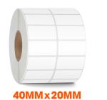 Anti-Scratch White Vinyl Decal Roll PE PET Barcode Label Paper