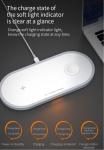 Wireless Charger Pad,Wireless Charging Dock Station for iWatch 5/4/3,Airpods 2