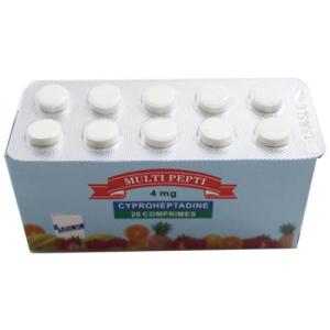 China Cyproheptadine Tablets 4mg sedating antihistamines durg, BP/USP GMP factory