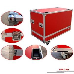 China Blue Plywood AluminumTool Cases With 13cm Height Wheels factory