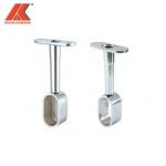 Furniture Die Casting Parts Oval Wardrobe Tube End Hanging Bracket